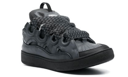 Curb Lace-up Sneakers Grey