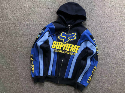 FELPA SUPREME ZIP HOODIE