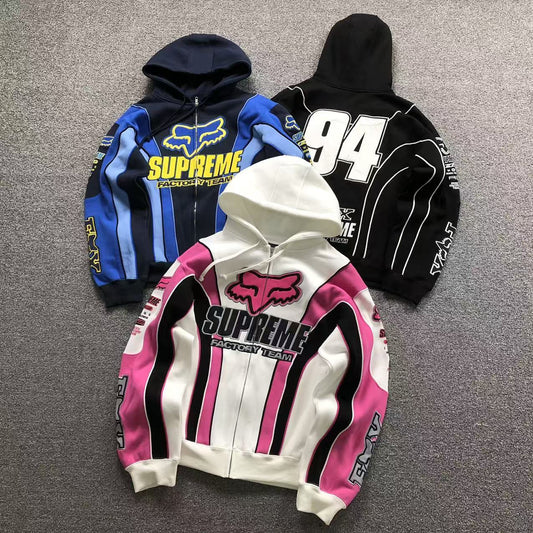 FELPA SUPREME ZIP HOODIE