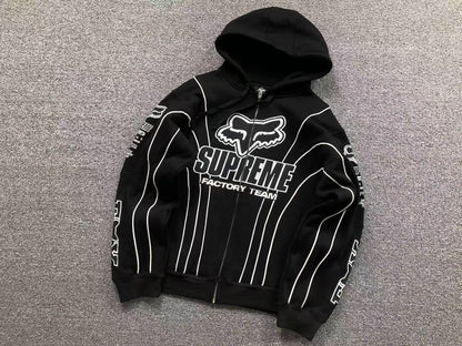 FELPA SUPREME ZIP HOODIE