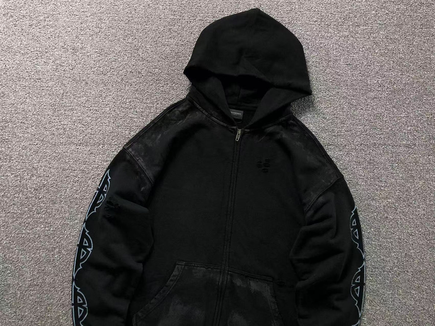 FELPA BALENCIAGA ZIP HOODIE