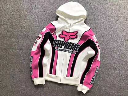 FELPA SUPREME ZIP HOODIE