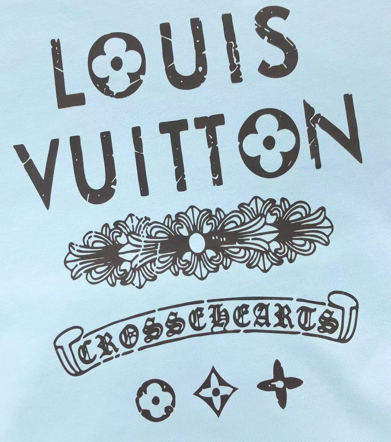 FELPA LV x CHROME HEARTS HOODIE