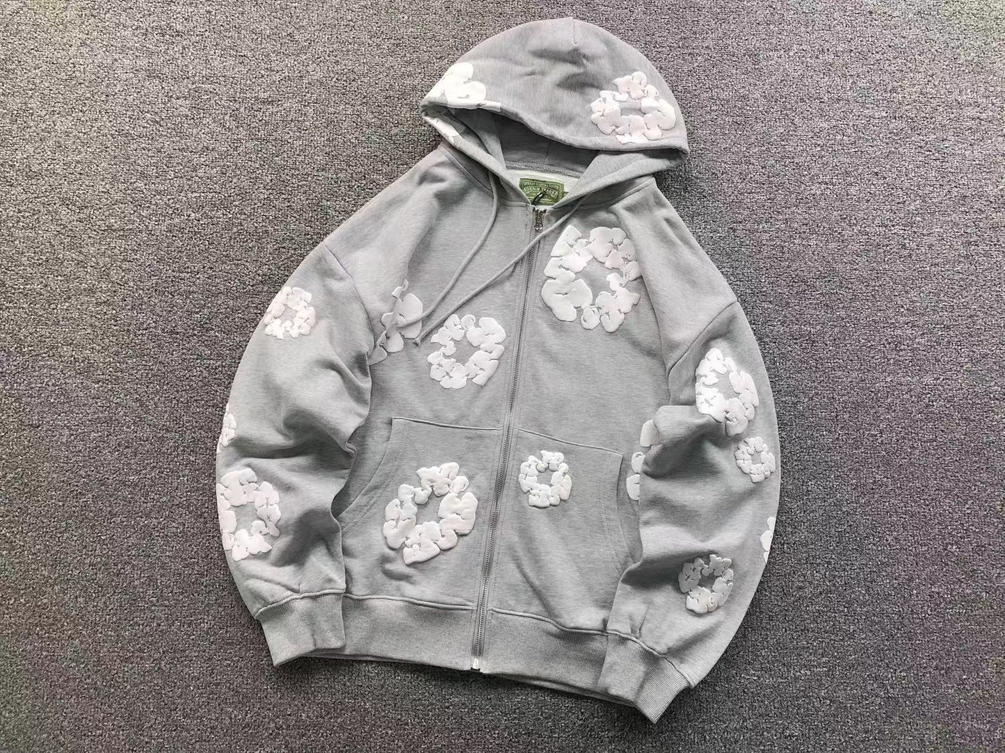 TUTA ZIP DENIM TEARS