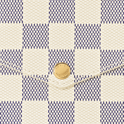 POCHETTE FÉLICIE MONOGRAM EMPREINTE DAMIER AZUR