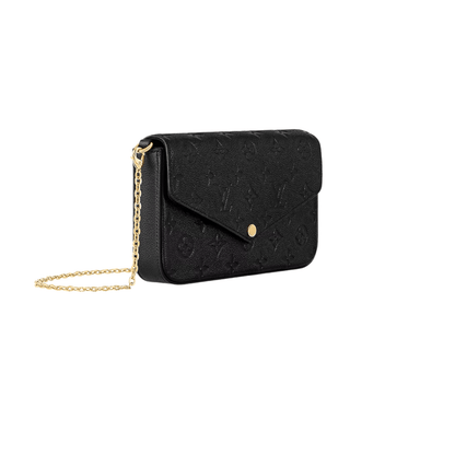 POCHETTE FÉLICIE MONOGRAM EMPREINTE NERA