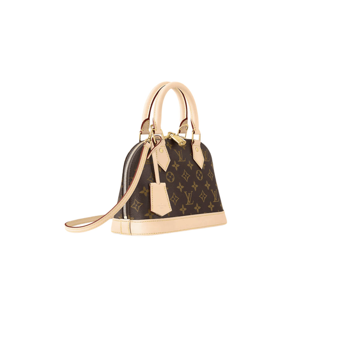 BORSA ALMA BB MONOGRAM BEIGE