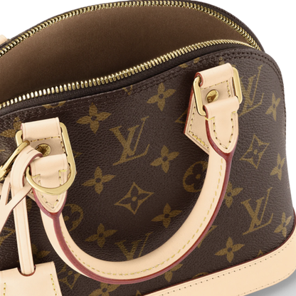 BORSA ALMA BB MONOGRAM BEIGE