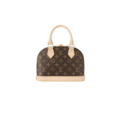 BORSA ALMA BB MONOGRAM BEIGE