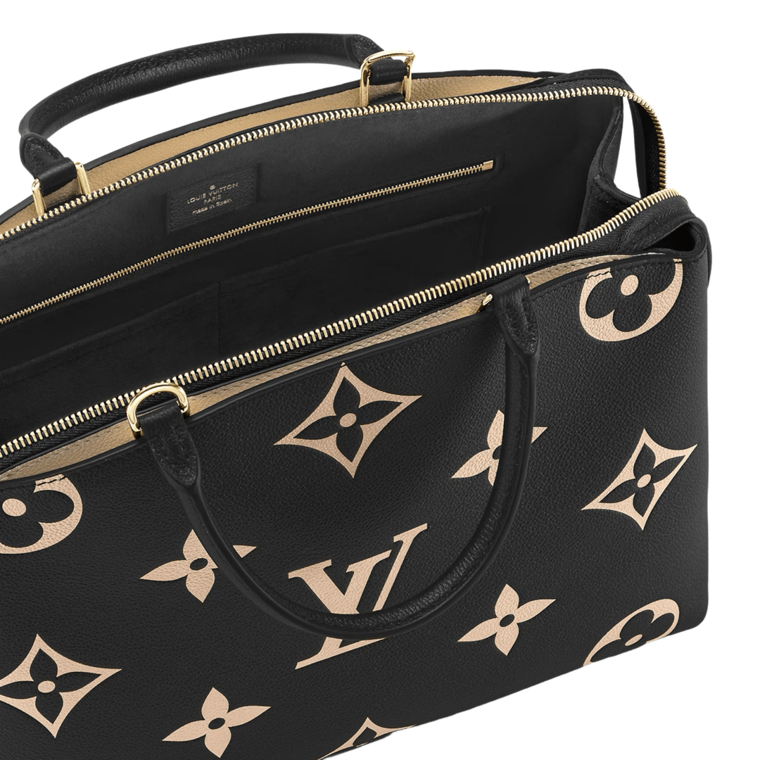BORSA TOTE GRAND PALAIS PELLE EMPREINTE MONOGRAM BICOLOR