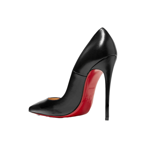 DÉCOLLETÉ IN PELLE NERA SO KATE 120 MM