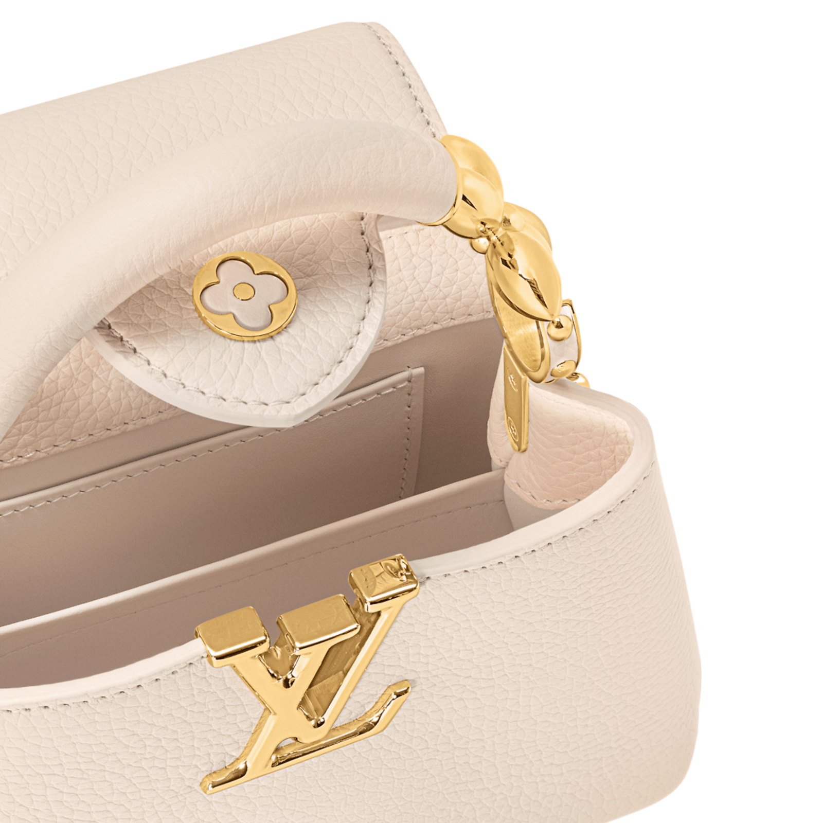 BORSA CAPUCINES MINI QUARZO